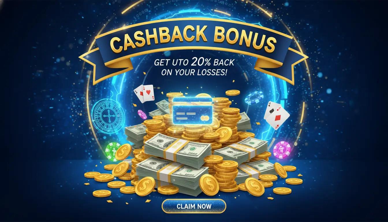 Mate casino cashback bonus